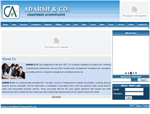 Tablet Screenshot of caadarsh.com